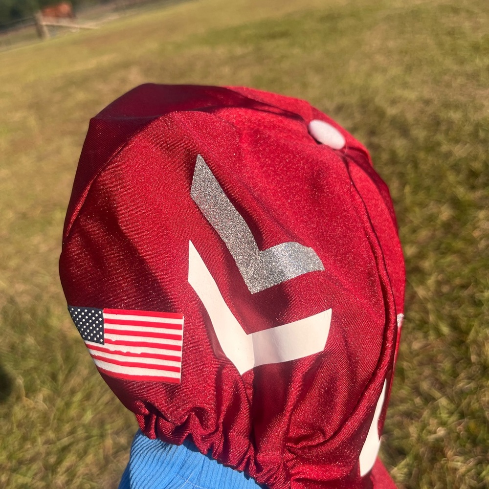 Eventing custom helmet cover
